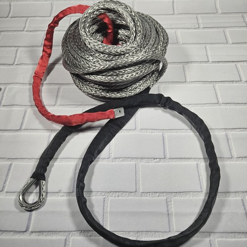 3/8 Inch x 80 Ft Synthetic Winch Rope Extension 26,500 Lbs 4 Off road recovery - Bild 5 von 5