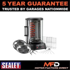 Sealey Baridi Vertical 360 Rotisserie Smokeless Grill 21L Capacity DH216