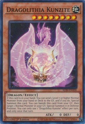 Dragolithia Kunzite 1st Edition Super Rare Alliance Insight ALIN-EN100 LP