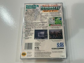Romance of Three Kingdoms IV: Wall of Fire (Sega Saturn) Complete w Reg Card EX