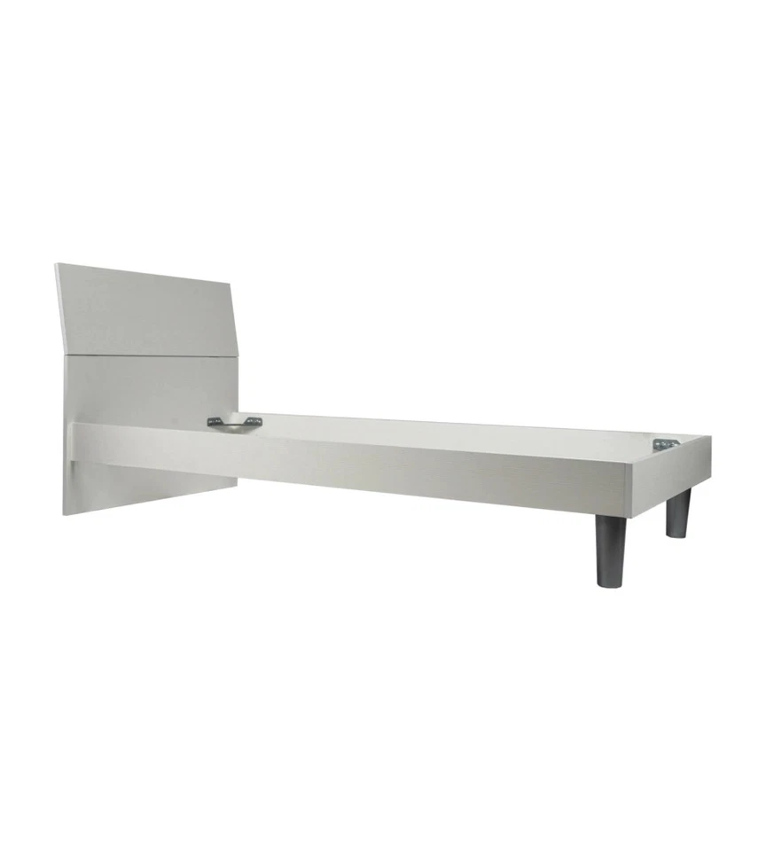 LETTO SINGOLO "GIOTTO" BIANCO 89,5X205X88 CM - Immagine 3 di 4