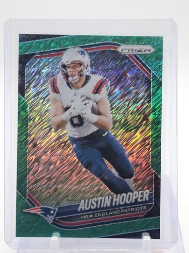 2025 Panini Prizm Football Green Shimmer Austin Hooper #265