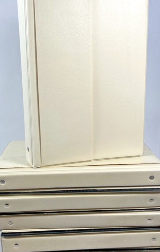 Lot 5 Gene Johnson Choir Music Binder 3 Ring Vinyl Hand Strap Choral Folder