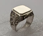 Vintage men's ring sterling silver 925 Size 11 Weight 11.02 g. Ukrainian jewelry