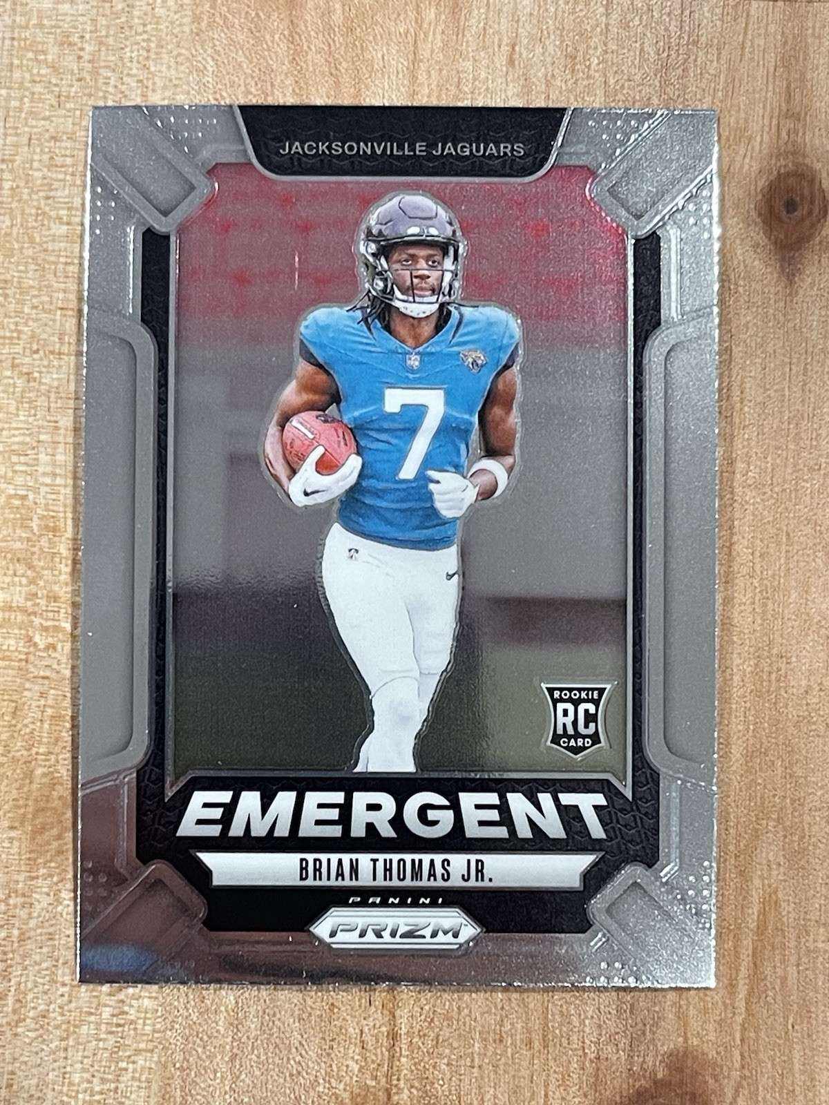2024 Panini Prizm Brian Thomas Jr. Emergent Rookie Card RC Jaguars