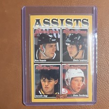 Fleer 1996-97 League Leaders Assists Leader #139 Francis Lemieux Jagr