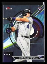 Michael Toglia 2023 Finest ROOKIE RC #8 Colorado Rockies Chrome *187