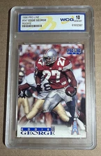 1996 Pro Line Rookie Eddie George #347 - Graded WCG 10
