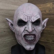 Scary Vampire Latex Mask Halloween Horror Demon Monster Adult Costume Party Prop