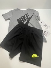 SIZE 4T NIKE AIR TODDLER KIDS T SHIRT AND SHORTS 2 PIECE SET NWT