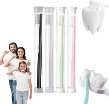 BREVI Nordic-Inspired Premium Nano Toothbrush, Extra Soft with 20000 Soft Bristl