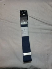 Nike Reversible Men's Belt Cut To Fit Up To Size 42 Khaki and Blue NWT