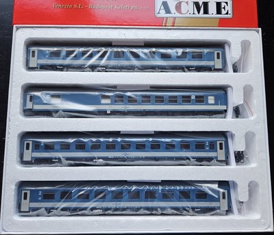 NEU - ACME 55133 4er Set MAV Intercity Personenwagen Restaurant ''Drava'' Ep.5
