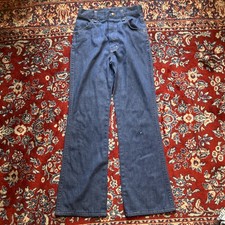 Vintage Wrangler Boys 14 Slim Jeans Worn USA 1970s VTG