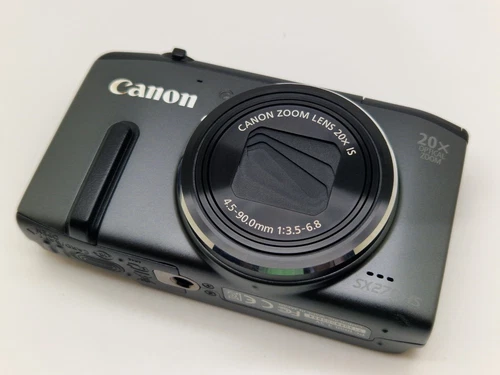 VGC Canon PowerShot SX270 HS Black Digital Compact Camera 12.1 MP WITH CHARGER