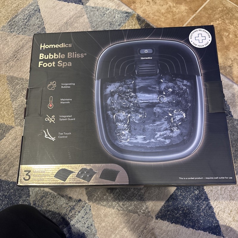 Homedics Bubble Bliss Foot Spa