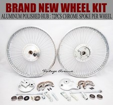 HONDA PASSPORT C70 1980-1983 FRONT-REAR WHEEL RIM BRAKE HUB SPOKE KIT[F6C+R4.1C]