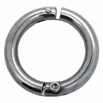 Abschließbare geteilte runde Edelstahlringe 6 mm 8 mm | UK LAGER