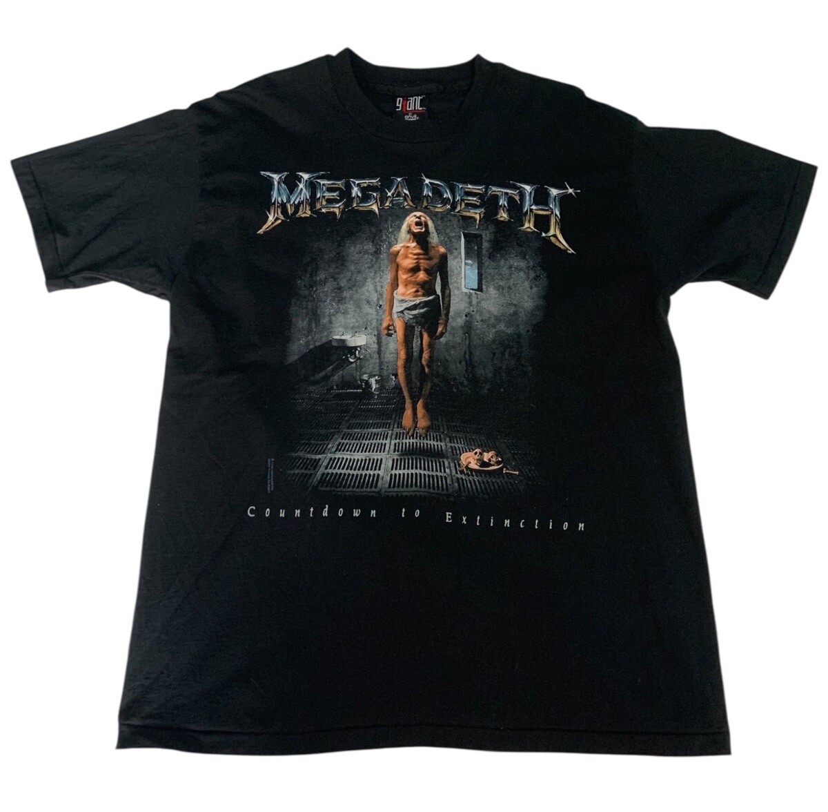 VTG Megadeth Countdown To Extinction Tour Concert Shirt Sz XL 1992 Giant Tag