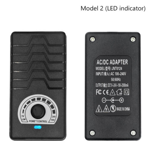 Adjustable Voltage Power Supply Adapter AC /DC Switch 1-24V LED Display EU US - Picture 9 of 16