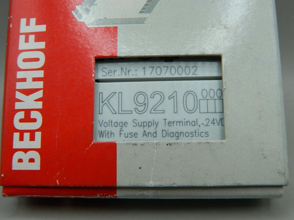 Beckhoff KL9210 | Potenzialeinspeiseklemme  Neu/New in OVP - Bild 2 von 3