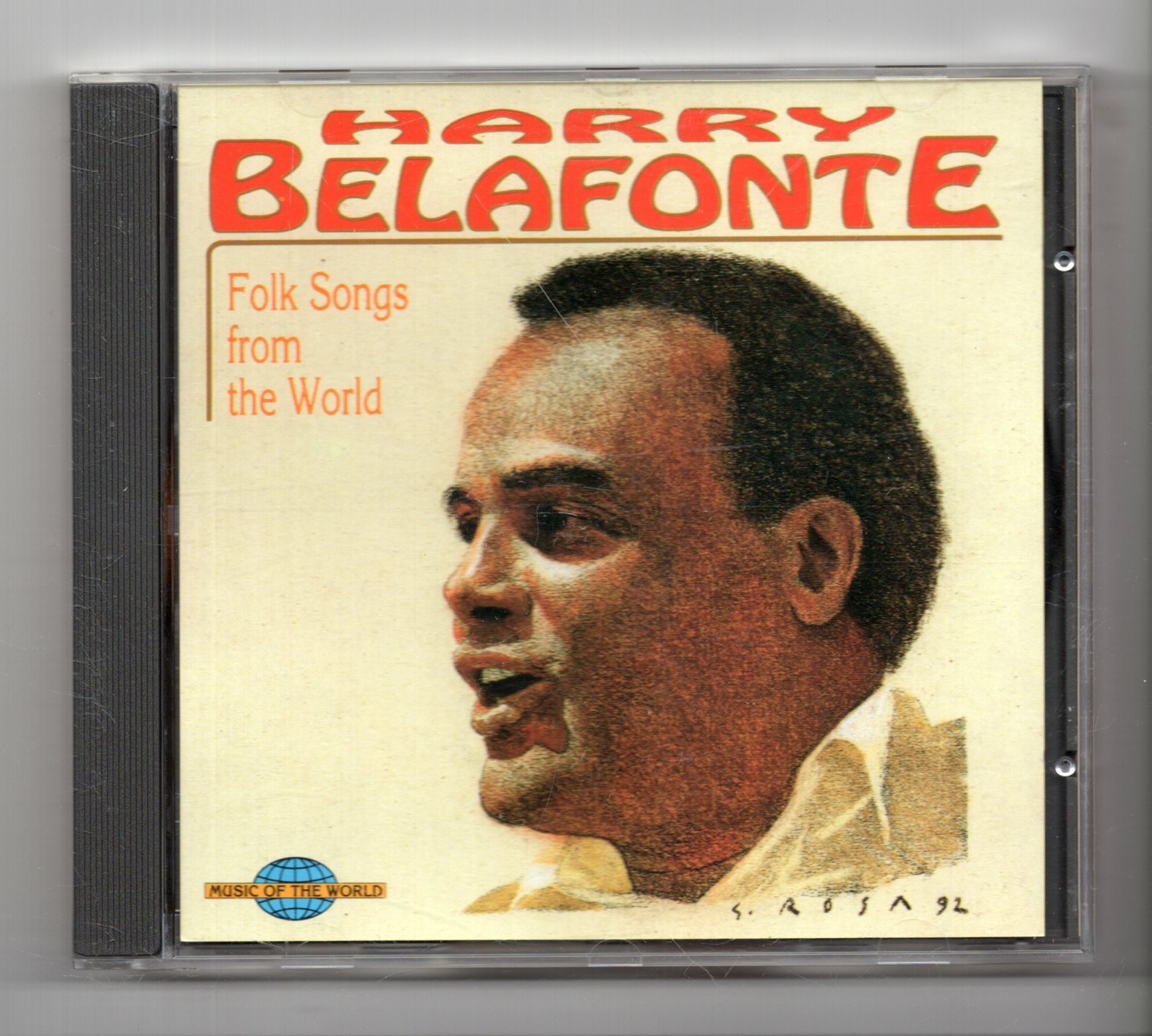 (JP538) Harry Belafonte, Folk Songs From The World - 1992 CD