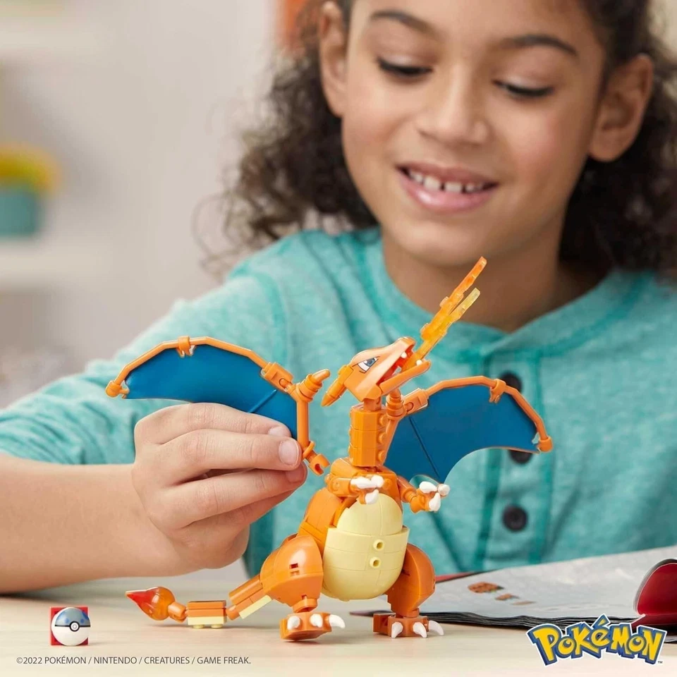 Juego de Juguetes de Construcción Pokémon Charizard con 222 Piezas, Articulados y Posables, 4 Foto 2 de 4