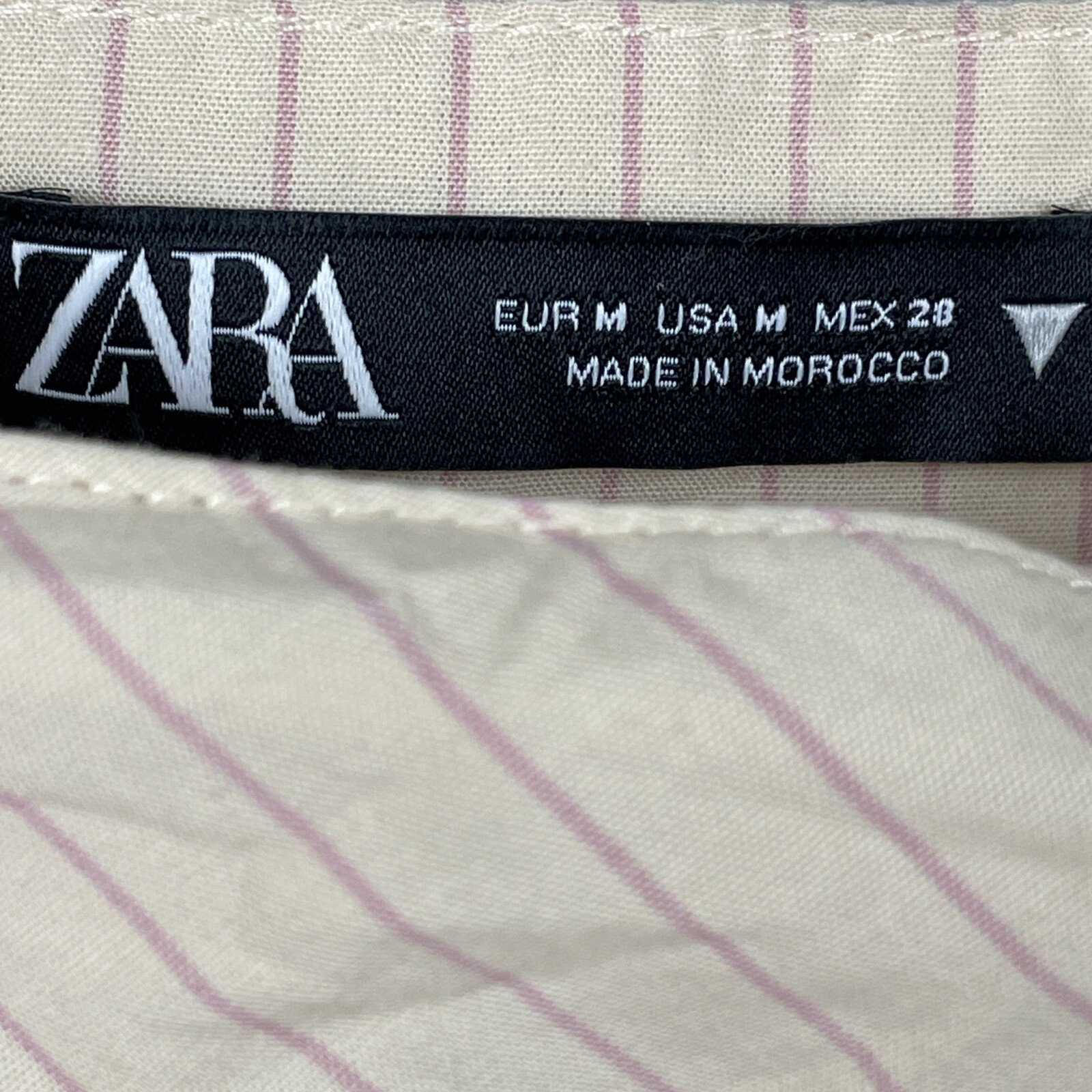 Zara Skort Womens Medium Yellow Pink Stripe Tennis Core Athleisure Pleated thumbnail 2