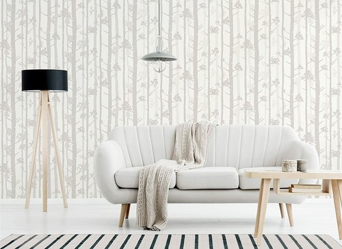 Contemporary Tree with Sheen Paste the Wall Wallpaper UW24778 - Picture 2 of 4