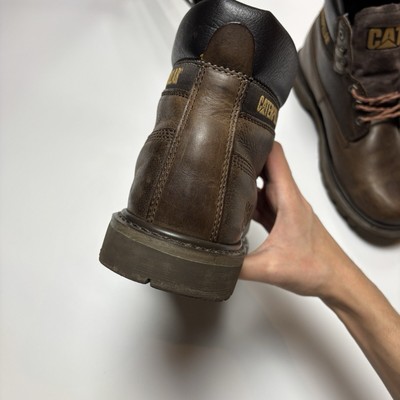 Caterpillar vintage real leather boots 90s streetwear timberland dr martens type s-l400.jpg main image 4