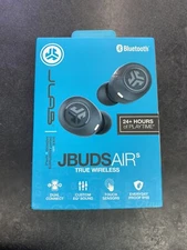 NEW JLab J-Buds Air True EBJBUDSAIRRBLK82 Black Wireless Earbuds