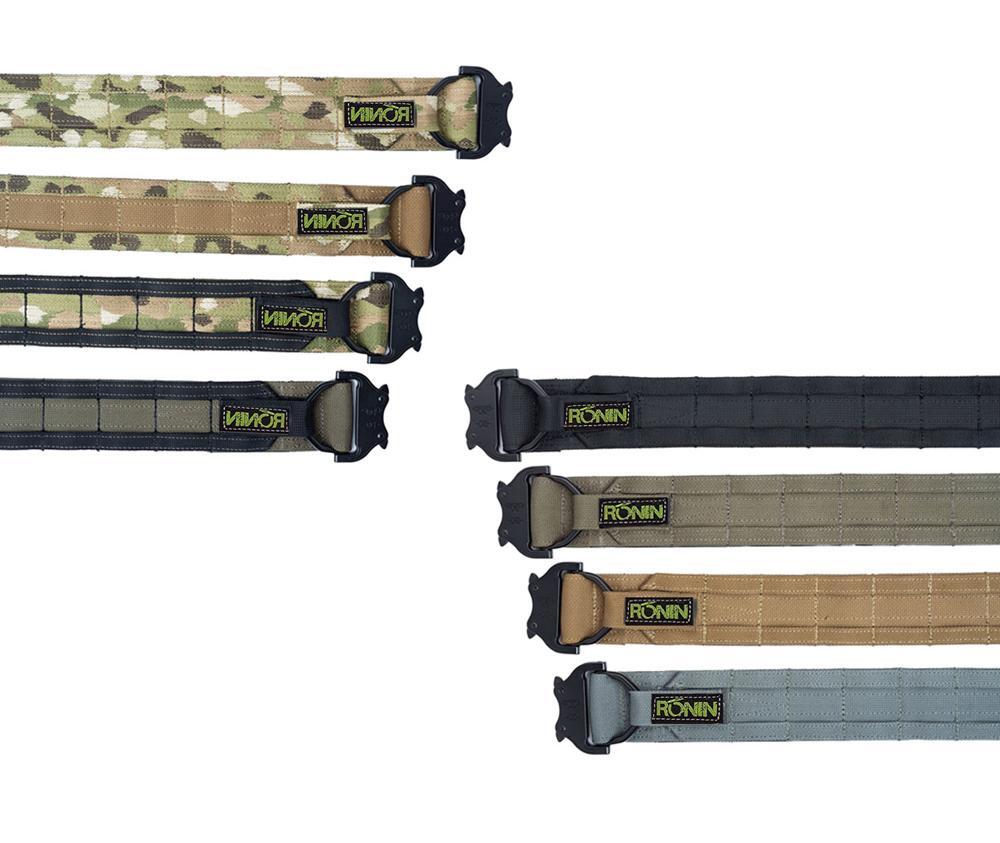 2 Inch Ronin Tactical Belt with Cobra Buckle Double Layer