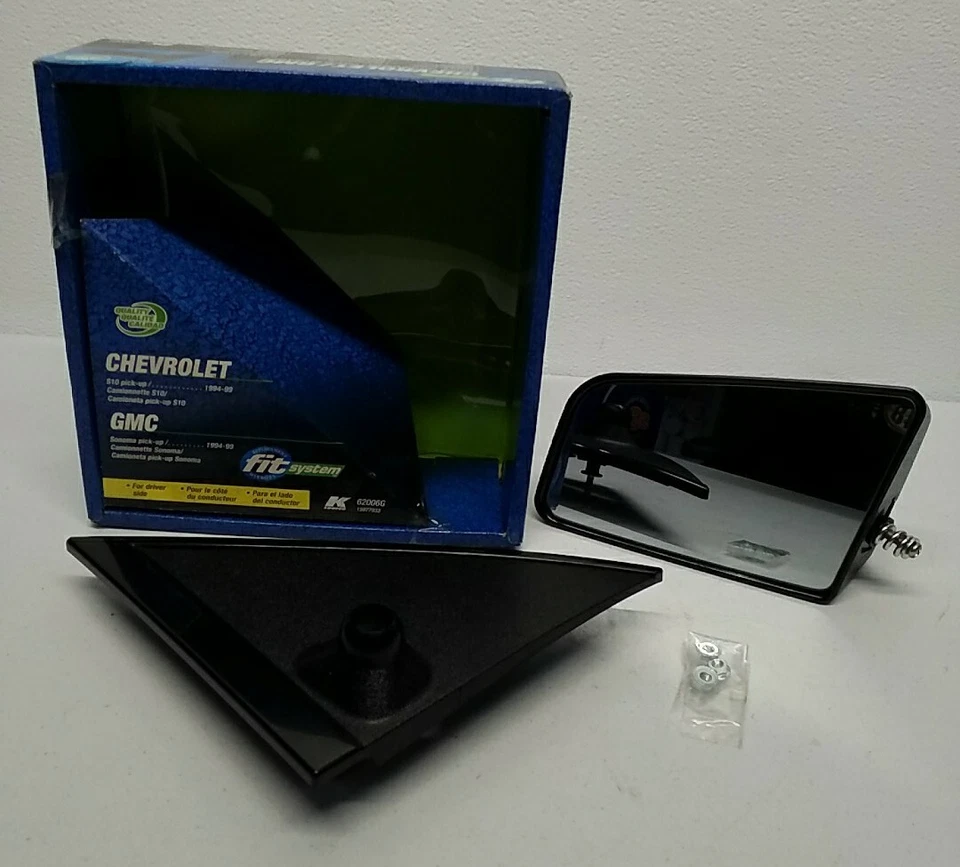 62006G Fit System Driver Side Mirror – Manual Black Replacement Exterior Mirror - Image 2 of 4