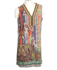 Francesca's Collection Miami paisley print dress size medium 