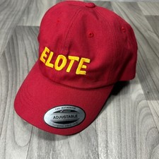Elote Baseball Cap Mens OS Adjustable Red Centro Classics Yupoong Strapback Hat