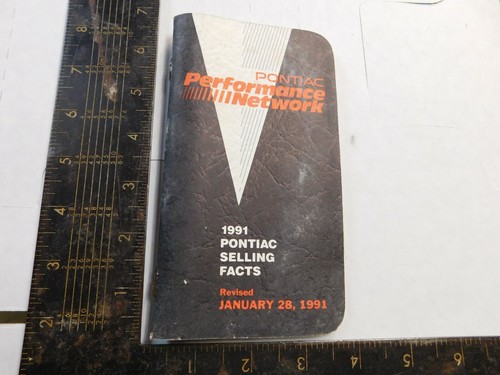 1991 PONTIAC SALESMAN BOOKLET ALL MODELS 