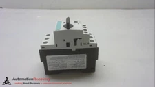 SIEMENS 3RV1021-0JA10, CIRCUIT BREAKER, 3 POLE, 0.7-1A, 690V, #262191