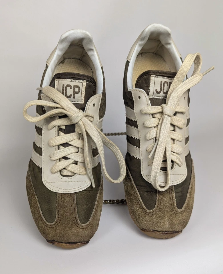 Zapatillas De Colección Años 70 JCP Desinfectadas Tres Rayas Juegos Olímpicos Jc Penny Talla 5.5 Foto 4 de 4