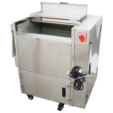 Automatic Vegetable Rolling Peeling Machine 12kg Chamber Potato Carrot Cleaner