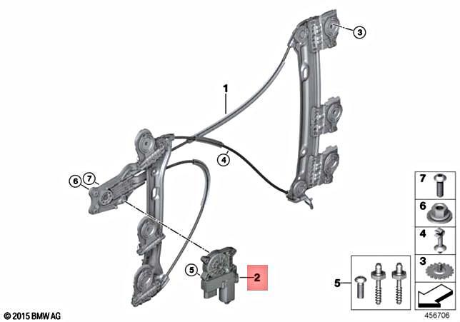 Genuine MINI BMW I Cooper JCW One I3 I3s Drive For Window Lifter 