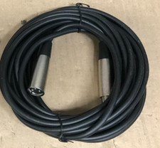 20ft Shielded Microphone XLR Mic Audio Single Cable - Black