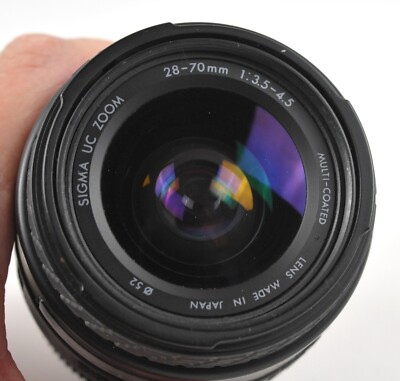 Sigma UC 28-70mm f3.5-4.5 Zoom Minolta/Sony A Mount Lens - JAPAN