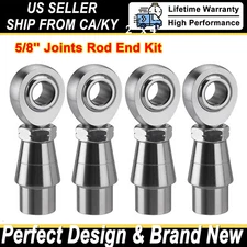 5/8'' Heim Joints Rod End Suspension Kit, 625'' Chromoly Left &Right Hand Thread