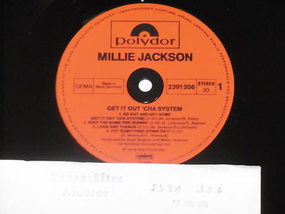 MILLIE JACKSON -Get It Out 'Cha System- LP 1978 Polydor Archiv-Copy mint