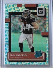 Troy Andersen 2022 Donruss Optic Rocket Emoji SSP RC Falcons Rookie Anderson