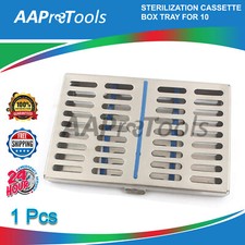 dental autoclave sterilization cassette rack box tray for 10 instruments