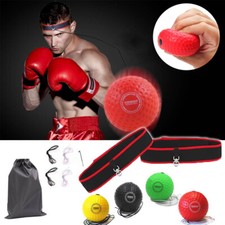 Boxing Fight Reflex Balls With Head Band Punch Exercise Reaction Speed Training