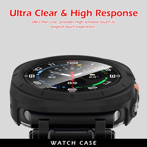 Funda rígida de cubierta completa + correa de silicona para reloj Samsung Galaxy Ultra 47 mm - Imagen 10 de 14