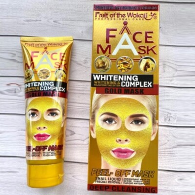 Fruit Of The Wokali Whitening Complex Face Peel-Off Gold Mask  4.4 fL Oz Sealed