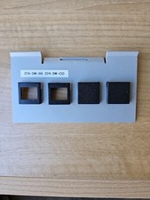 metal 4 hole RJ45-BK 1 Gang Black Wall Plate Loaded ProCraft RJ45 Feed/Po